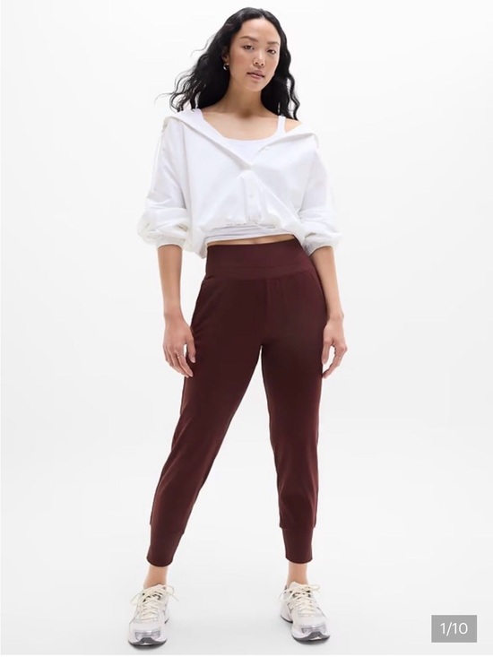 Athleta Pants - Athleta  Venice Joggers XL Garnet Stretch High-Rise